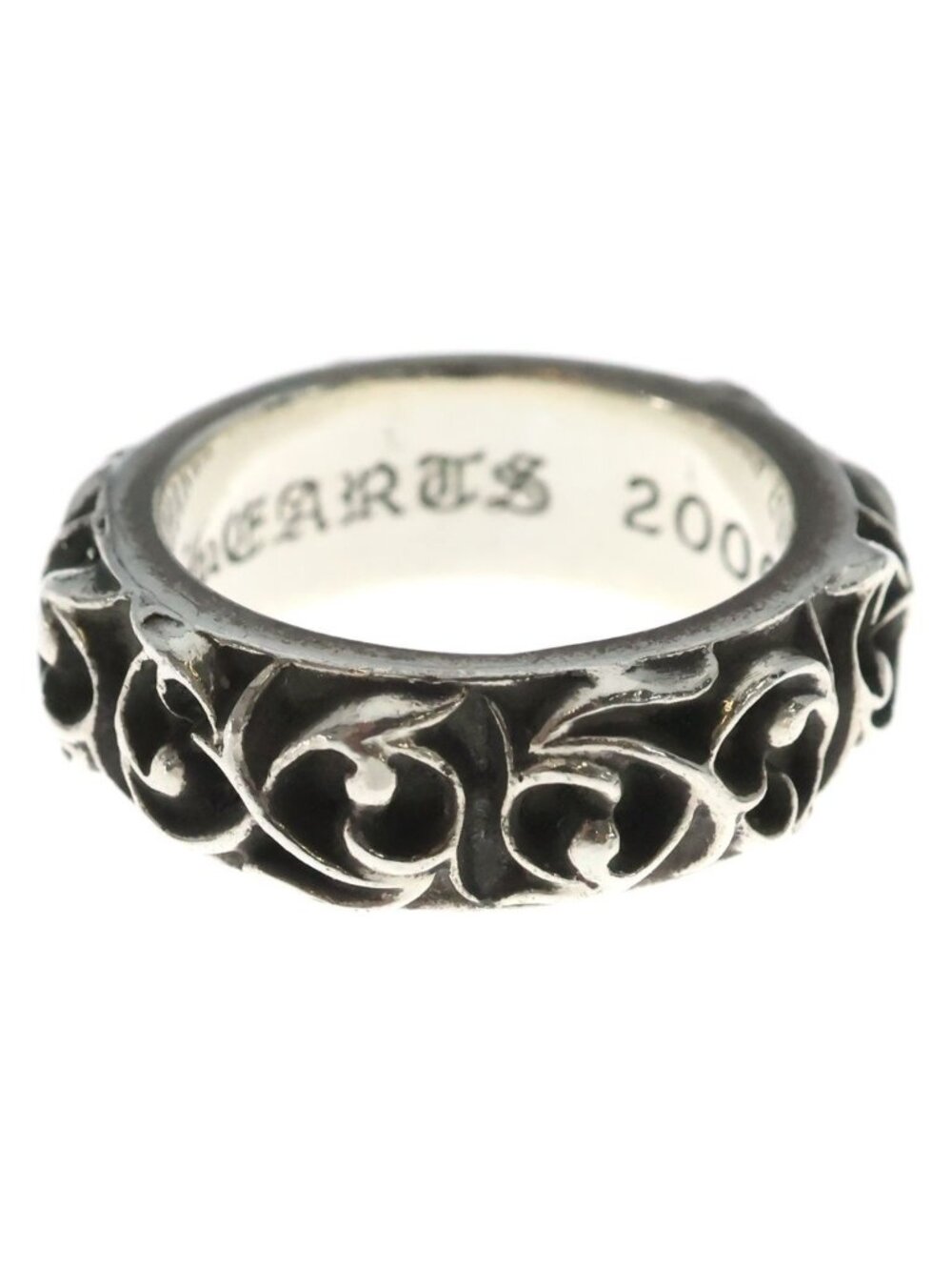 Chrome Hearts Etrnity Vine Band Eternity Ring Silver - Gem